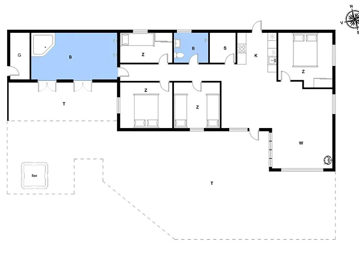 Casa vacanze Bv391-blavand-solhaven-39